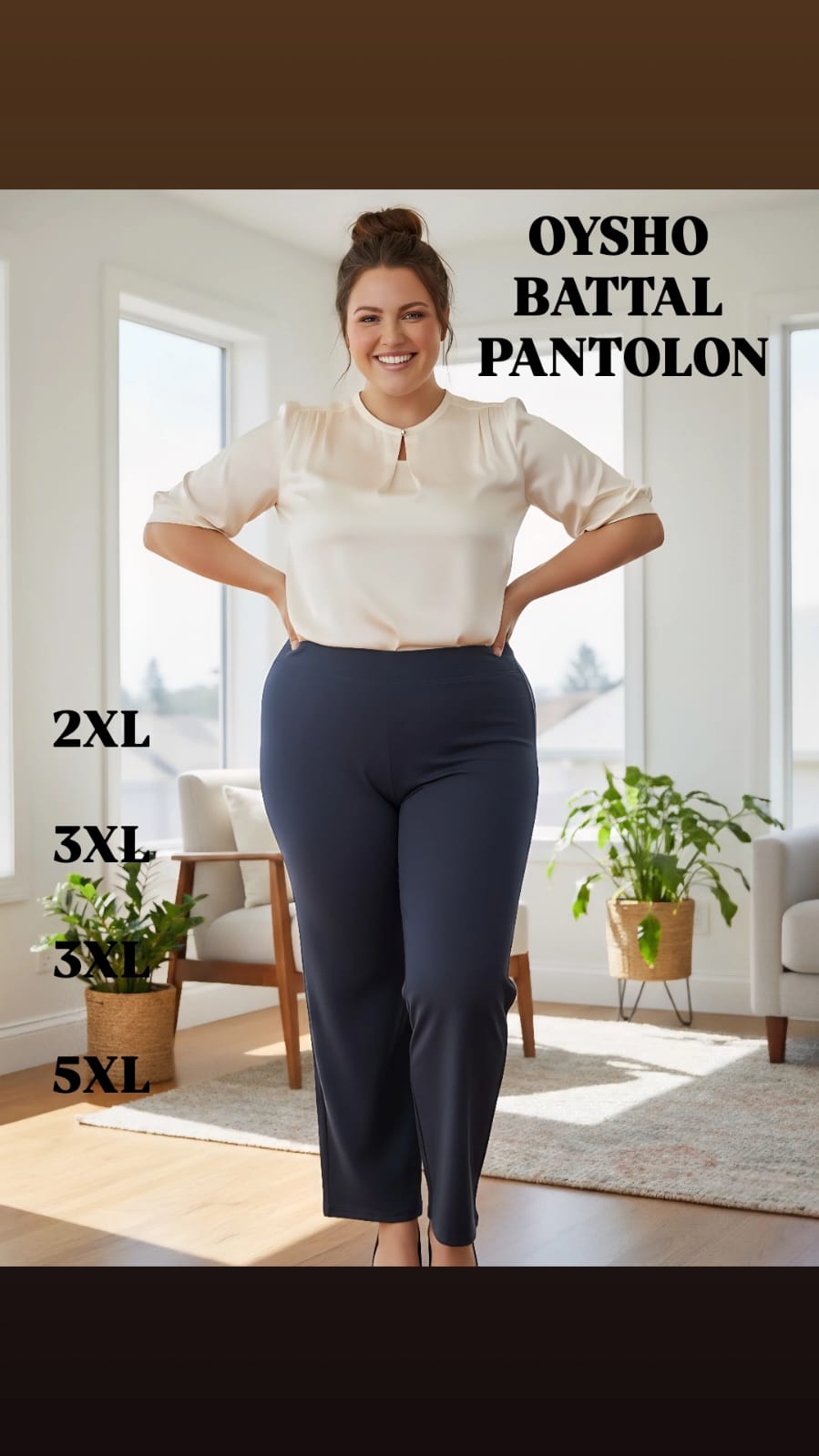 OYSHO 0038 Battal Pantolon