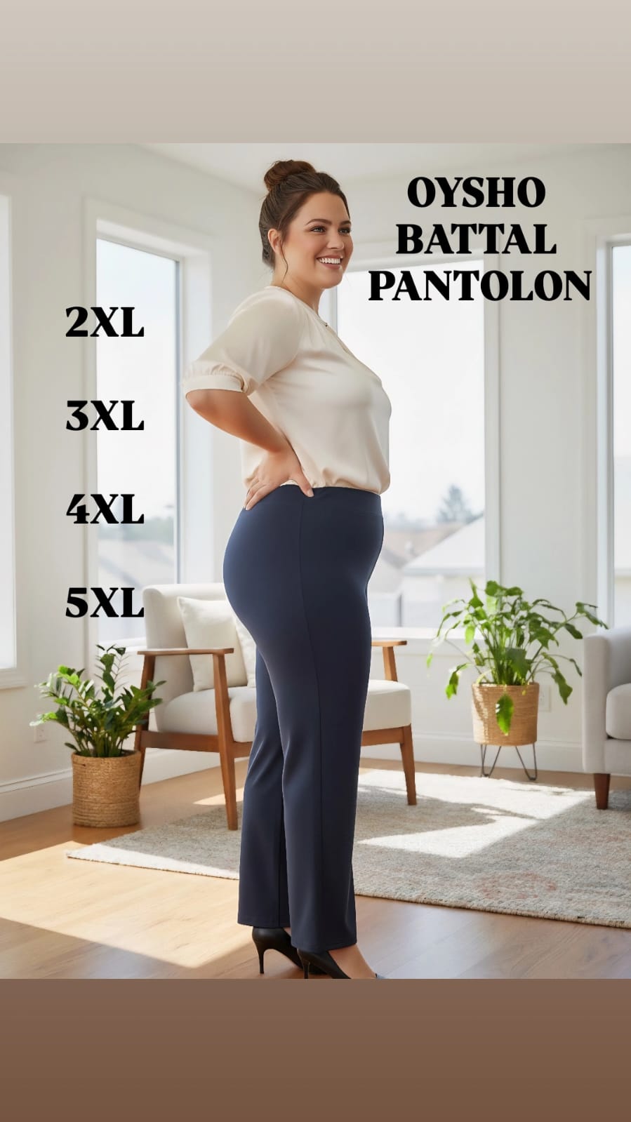 OYSHO 0038 Battal Pantolon