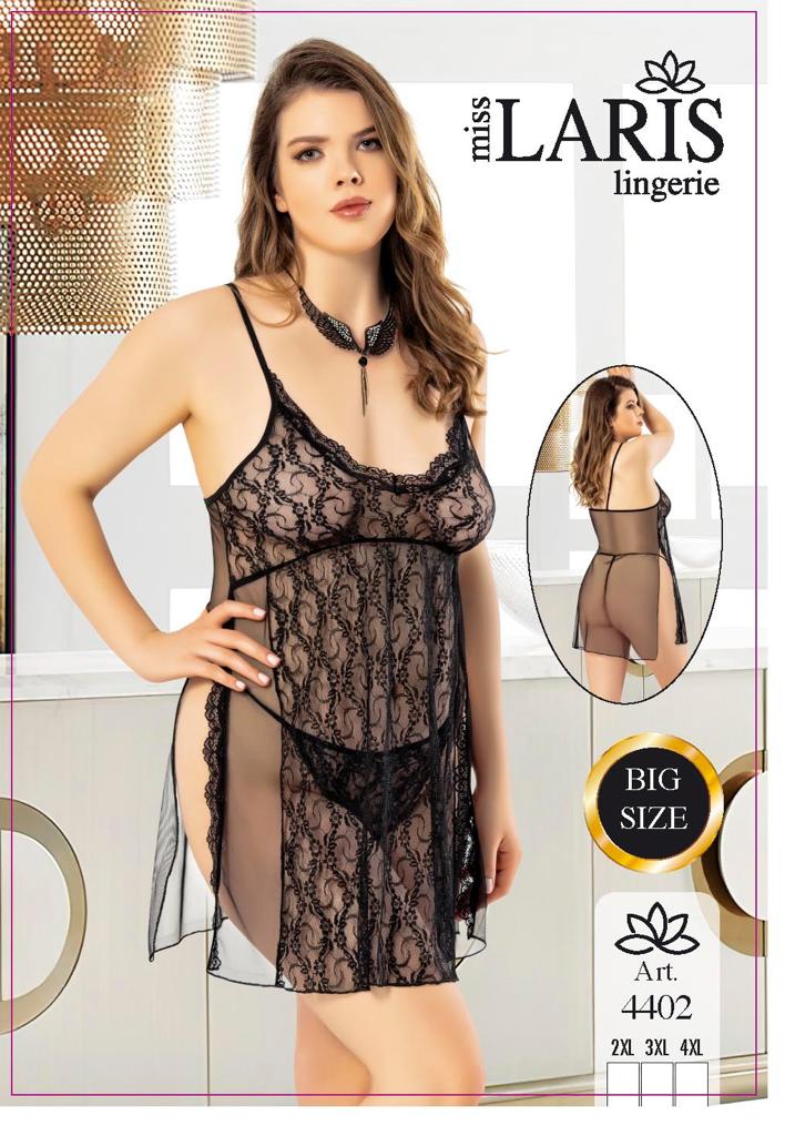 Miss Laris 4402 Battal Beden Fantazi Gecelik