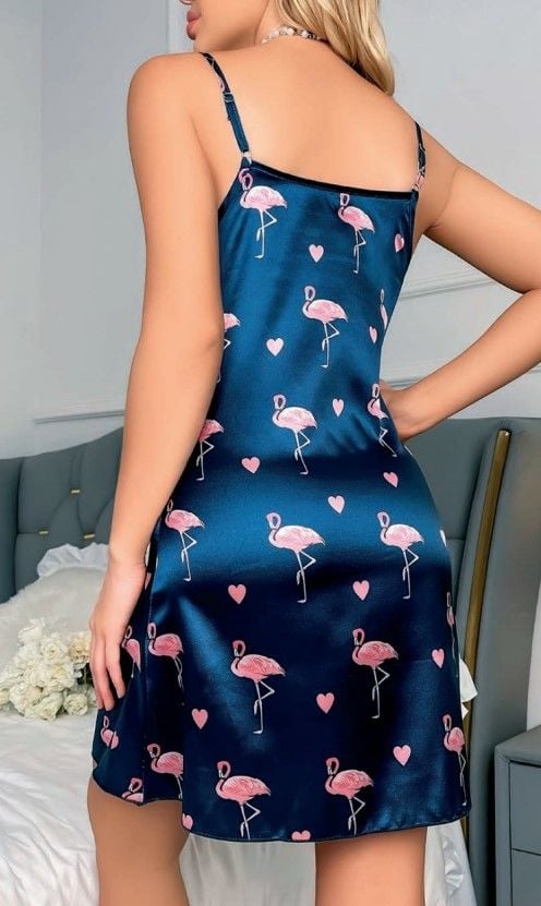 NIGHTLIGHT 3647 Saten Gecelik